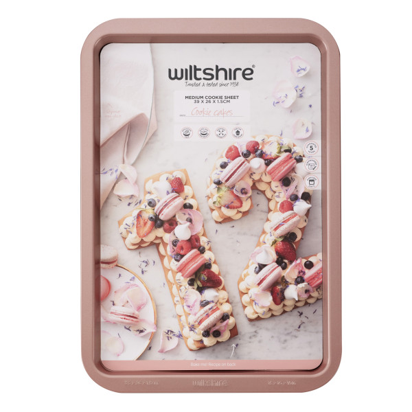 Rose Gold Cookie Sheet Medium Fackelmann Housewares